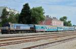 HZ 2062 036 mit IC 1473, Pula - Maribor steht in Pula und wartet auf die Rckfahrt am Nachmittag. 27.07.2011 (Wolfgang Khn)