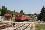 7122 031 + 034 als 3011 am 30.05.2015 bei Podrute.