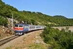 1141 376 mit dem 4604 Ogulin - Rijeka am 19.07.2015 bei Meja. 