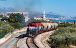 2062 112 und 2062 110 mit dem Tv 60340 (Solin - Ogulin) bei Kastel Stari 26.8.25