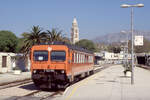 HZ 7 122 025 als Personenzug aus Kastel Stari, Split, 12.04.2007 - Scan vom Dia