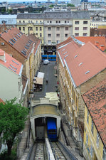 Die ZET Uspinjaca ist die kürzeste Standseilbahn Europas.