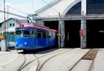 Als Ergänzung für durch Unfälle oder Kriegshandlungen zerstörte Tatrawagen erwarb die Straßenbahn Osijek einige Duewag-Sechsachser aus Mannheim, am 21.05.2009 steht der Tw