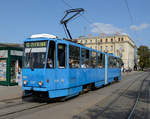 ZET Tatra 305 passierten am Nachmittag des 10. September 2018 den Trg kralja Tomislava.