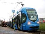 22101 (101. neuer Tram) auf der Endhaltestelle Borongaj.