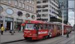 CKD Tatra T4YU mit der Nr 406 am Trg Bana Jjelacica. (02.07.2011)