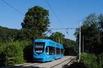 Zagreb: Tw.2301 der Linie 15 auf der Bergfahrt nach Gracanske Dolje zwischen den Haltestellen Gracanske Stube und Gracani. (24.05.2026)