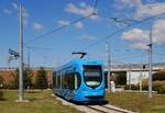 Zagreb: Tw.2273 unterf�hrt den im Stadtteil Novi Zagreb gelegenen Kreisverkehr, der in der Bev�lkerung unter der klingenden Bezeichnung  Savski gaj rotor  bekannt ist.
