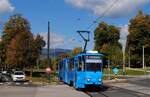 Zagreb: KT4YU 311 in der Ksaverska Cesta kurz vor der Haltestelle Gupceva Zvijezda.