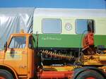 Kuwait 1982 Schnellzugwagen dt. Bauart im Transit für Irakische Staatsbahn [5]