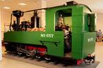 Zum Bestand des Eisenbahnmuseums in Riga gehört die ehemalige deutsche Brigadelok HF 2305, jetzt MI-657, die 1918 mit der Fabr.-Nr.