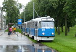 Tatra T3D mit der Nummer 074 am 11.8.2016 in der 18.