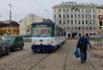 Riga SL 7 (Tatra-Tw T3MR 35152) Pragas iela / 13. janvara iela am 29. Mai 2013.