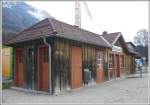 Man hat fast das Gefhl dieses Bahnhfchen stehe schon seit 2oo Jahren dort an der Grenze Liechtenstein - sterreich.