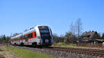730ML-001 der LTG Link kurz vor der Überfahrt der Grenze zwischen Lettland und Estland. Der Triebwagen üerbnimmt den Teil von Vilnius bis Valga der internationalen Verbindung Vilnius - Riga - Tallinn.
Aufgenommen im Mai 2026.