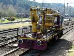 Dieser Arbeitsmaschine war am 23.03.08 im Bahnhof von Ettelbrck auf einem Nebengleis abgestellt.