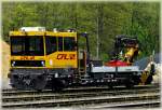 Die Robel Arbeitsmaschine CFL 705 war am 17.04.2011 im Bahnhof von Ettelbrck abgestellt.