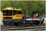 Die Robel Arbeitsmaschine CFL 705 war am 17.04.2011 im Bahnhof von Ettelbr�ck abgestellt.