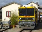 Der CFL ROBEL 761 Bettembourg. Offizielle Bezeichnung 54.54/Steuerwagen (STW), Anzahl: 2, Baujahr: 2011, 200 KW, Länge über Puffer: 19,8 m, 65 t, Vmax: 30 km/h. 08.11.14
