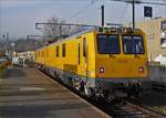 DB Netzinstandhaltung Messzug 720  302 mit 719 302 aufgenommen beim Verlassen des Bahnhofs von Diekirch in Richtung Ettelbrück.  24.11.2019 (Hans)