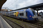 Dieser Zx 24548 (94 87 0024 548-3 / Nummer 324) steht im Bahnhof Luxemburg Stadt. Aufgenommen am 03.02.2018. 