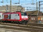 E-Lok 4006 bei der Ausfahrt aus dem Bahnhof von Luxemburg in Richtung Athus am 30.09.07.