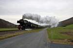 CFL 5519 mit Sonderzug aus Hanau am 01.12.19 in zwischen Miltenberg und Amorbach 