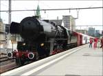 Zur 100 Jahrfeier des Bahnhofs von Metz war die Dampflok 5519 als auslndische Gastlok eingeladen.
