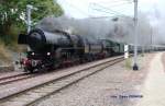 5519 mit mit belgischer Lok 29013 auf dem Nachhauseweg hat soeben den Rangierbahnhof  Zwickau  verlassen. 04.10.2009