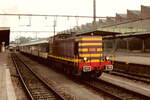 Loc 906 shunting in Luxembourg, 29/9/2001