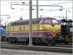 Am Tag der offenen Tr im Verschiebebahnhof von Bettembourg war leider nur eines der 13 verbliebenen Arbeitstiere der CFL Cargo, die 1820, dort abgestellt.