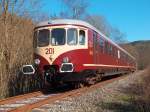 Chemin de Fer  Vapeur des Trois Valles

Triebwagen 201-211 (ex-CFL)

Treignes (Belgien) 10-03-2007