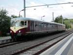 Triebwagen 208 bei einer Sonderfahrt in Wiltz.