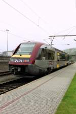 Photoscan CFL 2101 wartet in Dudelange - Usines auf die Weiterfahrt.