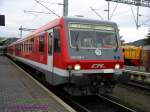 Ein Luxemburger (CFL-Triebwagen 628/928 505) unterwegs in Luxemburg (in Wasserbillig, im Groherzogtum Luxemburg) nach Luxemburg (Luxembourg Gare).