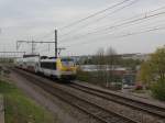 CFL 3016 mit 3 Dostos als Regionalbahn 5742 aus Kleinbettingen.14/04/2011