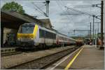 CFL 3012 mit einem IR Liers - Luxembourg beim Halt in Ettelbrck.