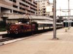 3605 mit Zug 1756 Troisvirges-Luxembourg auf Bahnhof Luxembourg am 6-8-1994. Bild und scan: Date Jan de Vries.