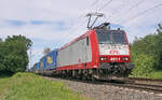 Lok 4011 der CFL am 03.06.2022 mit dem Walter-Zug in Lintorf.