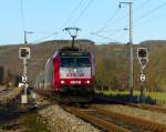 Lok 4019 mit RB 3240 aus Richtung Wiltz in der Nhe von Erpeldingen/Ettelbrck am 13.01.08.