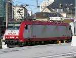 Lok 4015 steht am Bahnsteig in Luxemburg zur Abfahrt bereit nach Athus (B).  03.02.08