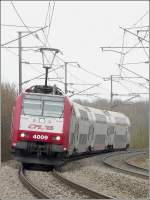 RB Luxemburg-Athus aufgenommen zwischen Berchem und Bettemburg am 01.03.09.