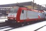 Die modernsten El-Loks der CFL sind die zwanzig Maschinen der Reihe 4000, deren Lieferung inzwischen abgeschlossen ist. Vor einem Zug nach Troisverges ber Ettelbruck und Wiltz wurde am 24.02.2005 4004 in Luxembourg Gare abgelichtet.
