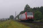 CFL 4018 mit einem Containerzug in Reindorf am 04.08.2011