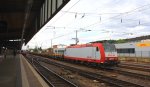 CFL 4011 durchfhrt den Trierer-HBF mit einem Stahlzug aus Trier-Ehrang und fhrt in Richtung Luxemburg bei Wolken am 11.7.2012.