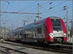 Die Computermaus 2211 verlsst am 22.02.2011 den Bahnhof von Ettelbrck in Richtung Luxemburg Stadt.