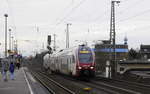 CFL-KISS 2306 passiert am 10.1.18 die S-Bahnstation Düsseldorf-Oberbilk als IC 5106 Düsseldorf - Koblenz - Luxemburg.