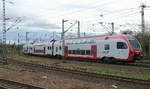 CFL 2306 fährt am 24.01.2018 vom Abstellbahnhof in Düsseldorf-Wersten zum Hauptbahnhof, um von dort als IC 5107 um 13:50 Uhr nach Luxemburg zu fahren