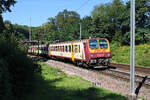 CFL 2005 und 2002 verlassen Cruchten als RB von Diekirch nach Luxembourg Ville. (06.09.2023)