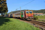 CFL 2009 und 2010 erreichen in Kürze aus Diekirch kommend den Bahnhof Ettelbruck zur Fahrt nach Luxembourg Ville.